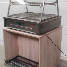 Heating display case Alpina